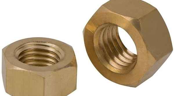 Customized H56 copper H62 copper German standard DIN934 standard brass nut hex screw