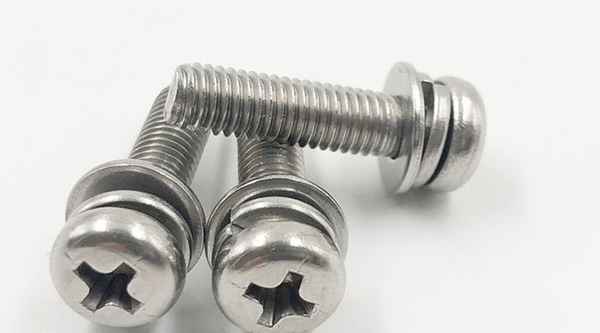 Wholesale Stainless Steel Screws Stainless Steel Standard Parts Flat Spring Washers Three Combination Screws 5/8