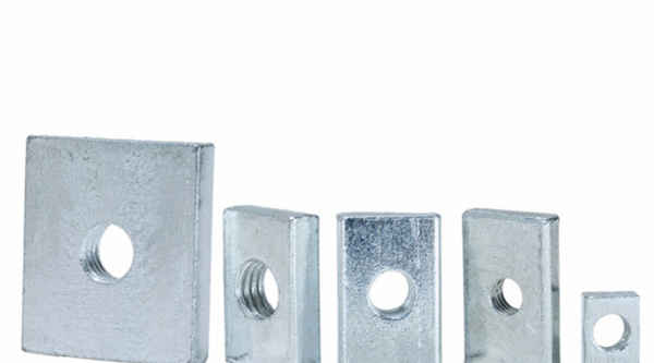 Customized square nut rectangular nut rectangular nut square aluminum profile accessories rectangular nut