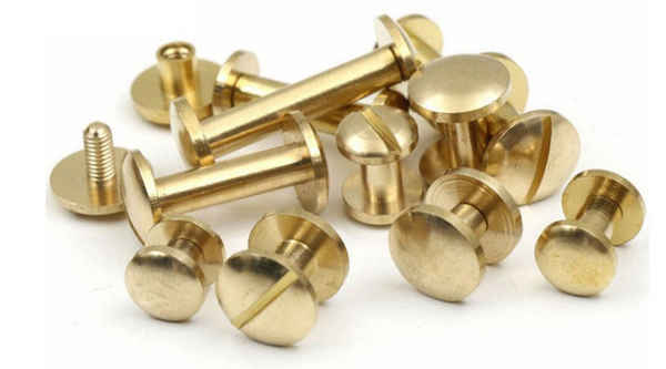 Wholesale Copper Belt Screw Letter Screw Letter Nail Butt Screw Belt Rivet 1/2-13