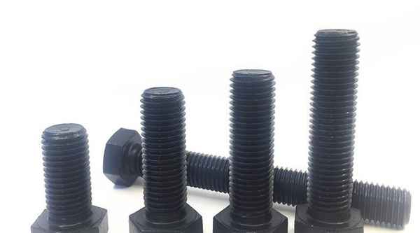 Production of 10.9-grade full-tooth external hexagon bolts, lengthened full-tooth screws, blackened GB5783 1/2-13