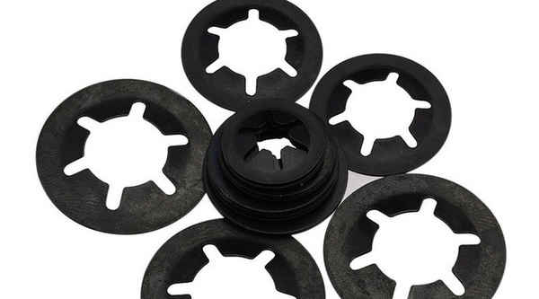 Custom-made 65 manganese steel bearing clip retaining ring plum-blossom retaining ring plum-blossom washer plum-blossom gasket positive edge