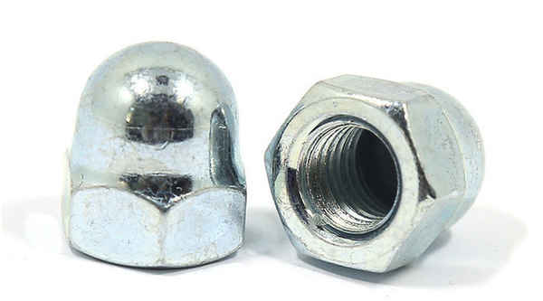 Wholesale galvanized carbon steel cap nut round head nut round false decorative 5/8