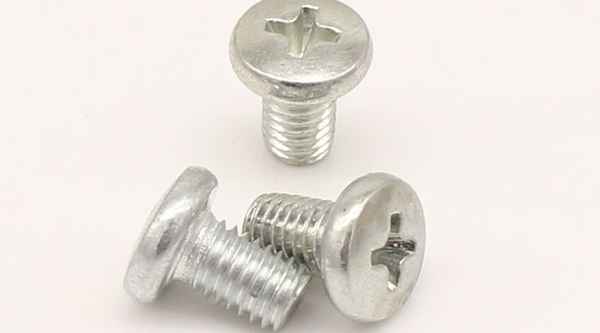 Customized white galvanized cross groove big round head flat round head B head machine wire machine tooth screw 3/4