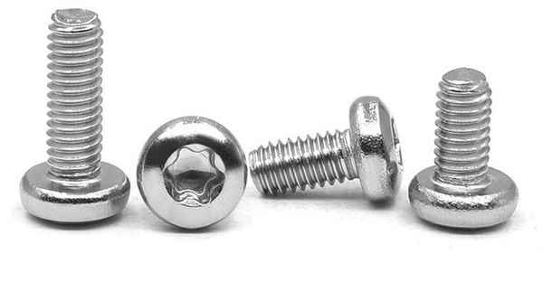 Production plum round head screw plum groove pan head screw flower-shaped anti-theft screw GB2672 3/4