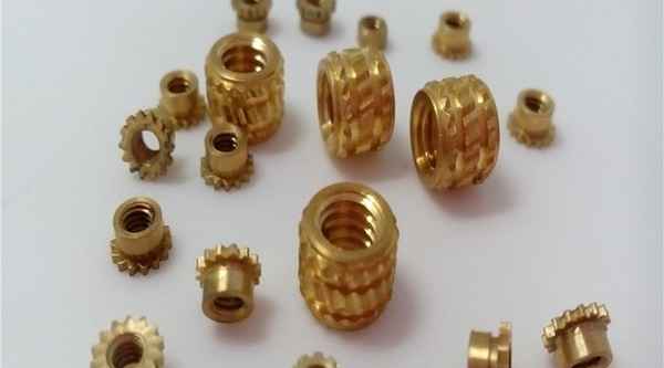 Injection-molded copper nut copper inlaid parts injection-molded copper nut embedded copper nut manufacturer