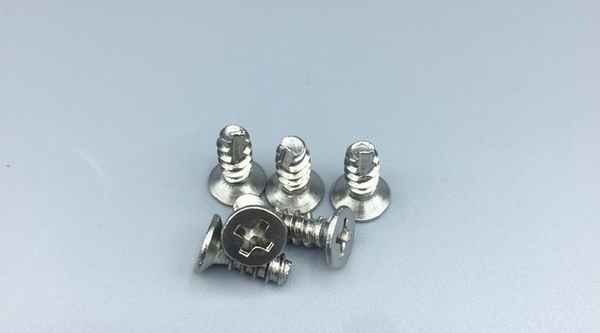 Production of 304 stainless steel cross flat head cutting tail self-tapping screw countersunk head flat tail self-tapping screw 3/4