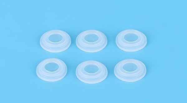 Transparent White Silicone Foot Pad Round Silicone Pad White Silicone Pad Protective Cap Waterproof Plug