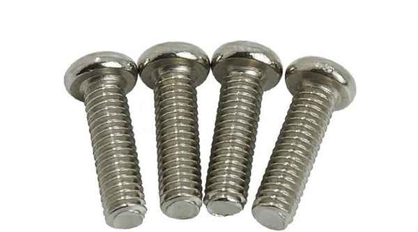 Production of nickel-plated round head machine wire tooth screw pan head cross national standard machine screw 3/8