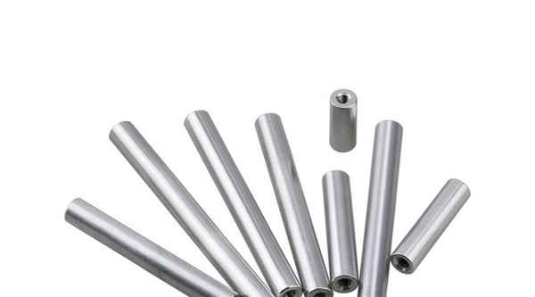 Customized aluminum alloy round long nut aluminum column aluminum rod inner wire smelting tool top column support double-headed inner tooth rod 3/4