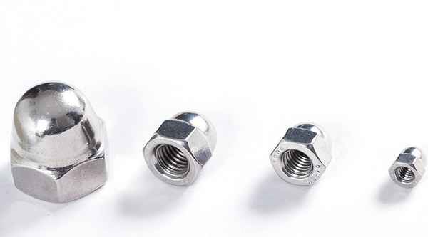 Processing 304316 stainless steel American standard cap British and American ordinary hexagonal cap nuts 3/4