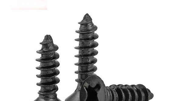 Customized black countersunk head self-tapping screw flat head self-tapping screw electronic small screw 3/4