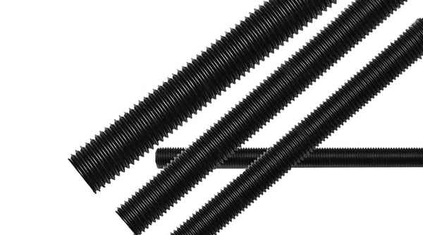 Production of black high-strength lead screw through wire screw and hardened full-threaded tooth rod 3/4