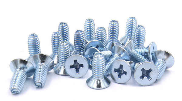 Custom carbon steel cross countersunk head triangle teeth self-tapping screws self-locking screws cabinet chassis screws