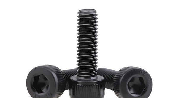 Customized 304 black stainless steel socket head cap screw electrophoresis black stainless steel small screw 3/8