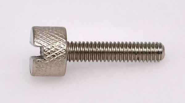 Supply slotted flat head knurled screw coin slot flat head knurled screw coin slot hand screw 3/4