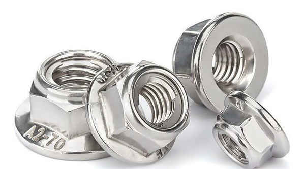 Wholesale 304 Stainless Steel Flange Nuts GB6187 Lock Nuts Hexagon Flange Nuts 1/2-13