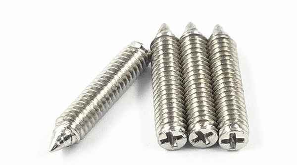 Production of cross set screw nickel-plated headless pointed tail machine meter screw cross groove taper end top wire