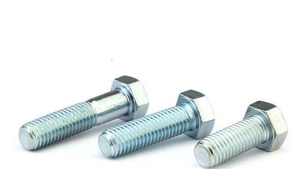 Production of 8.8 grade hexagon screws, bolts, screws, carbon steel, galvanized