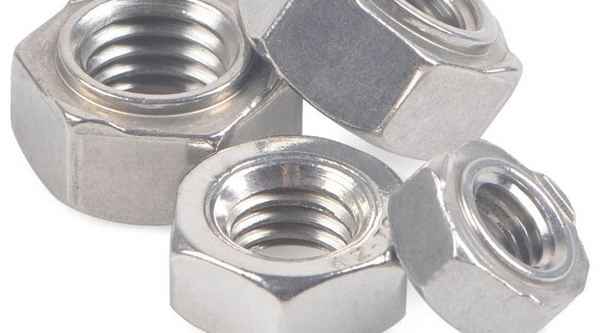 Production of 304 stainless steel DIN929 hexagon welding nuts GB13681 spot welding nuts 3/4 5/8