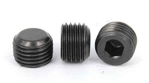 Customized 12.9 grade high-strength metric through-hole stop screw hollow throat plug 3/4