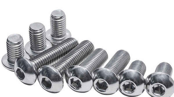 Supply 304 stainless steel pan head round head mushroom head half head socket head socket head screw ISO7380 3/8