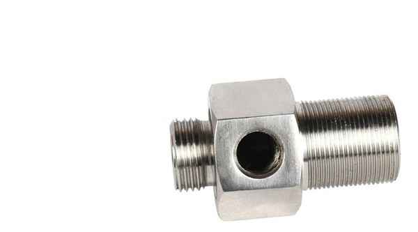 Stainless steel outer wire tooth ball valve water inlet three-pass filter ball valve switch accessories 3/8 5/8