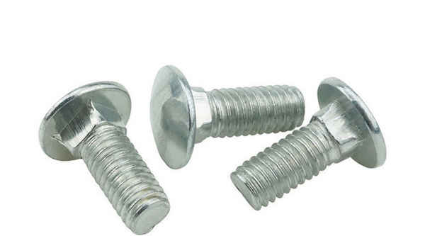 Production of galvanized carriage screws Large flat head bridge screws Square neck screws Shelf screws 3/4