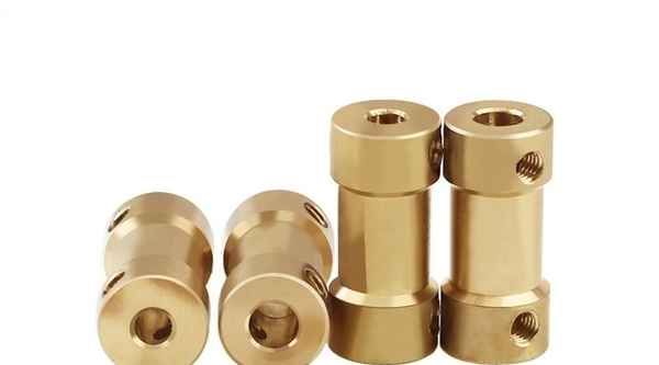 Production of brass coupling model accessories motor motor coupling metal hole connecting shaft transmission parts 3/4